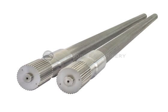 Calidad Elementos de tornillo de extrusora de material WR12 con rango de diámetro Φ10-Φ300 mm Compatible con Leistritz, JSW, Toshiba Fábrica